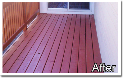 Deck Staining After 2